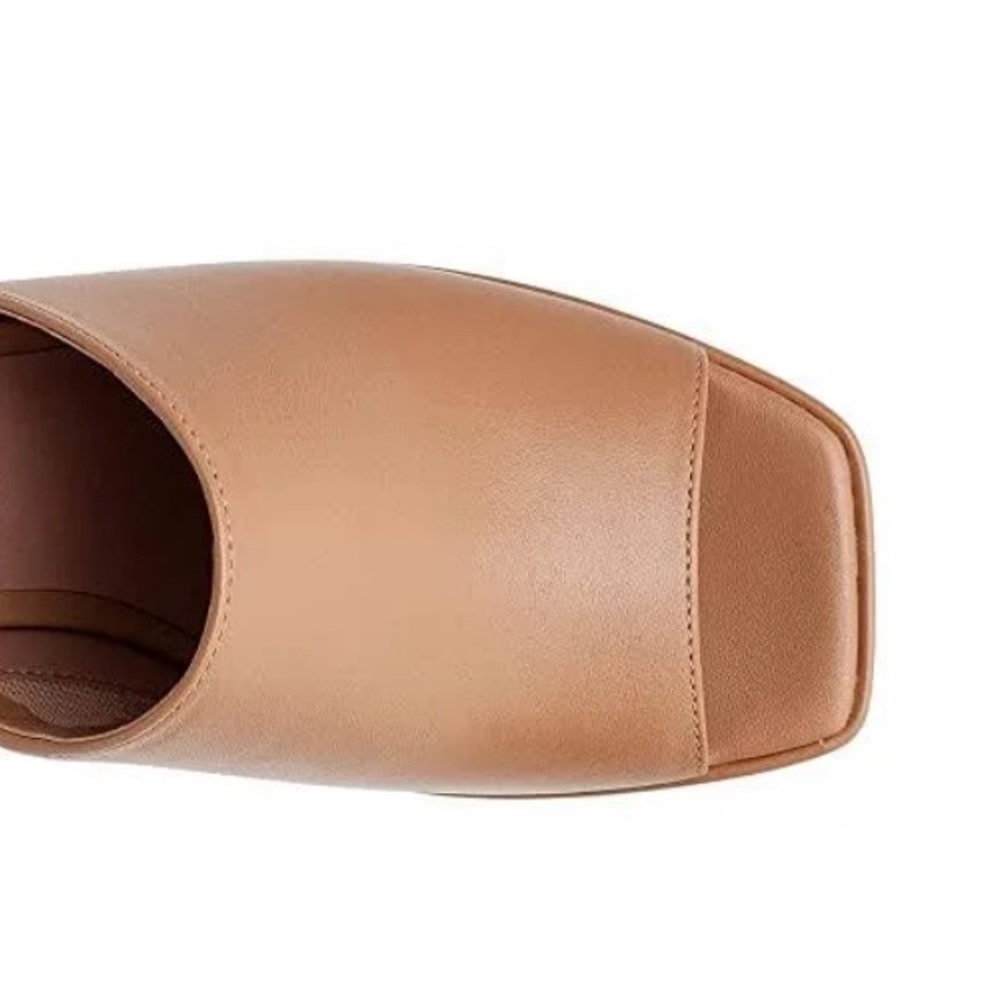 Paolo Tan Leather Mules - Picture 11 of 14